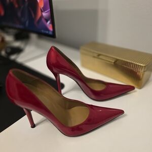 4" Red Stiletto Heels